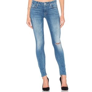 MOTHER ‘The Looker’ High Five Wash Skinny Jeans